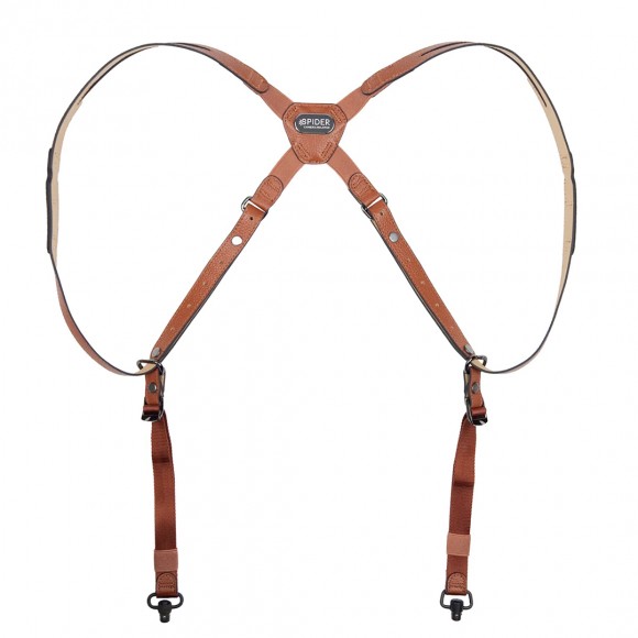 SpiderPro v3 Dual Shoulder Harness - Brown